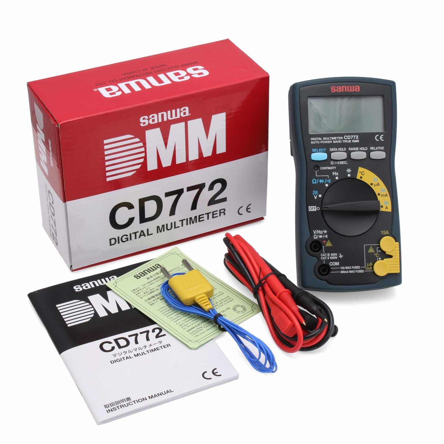 MULTIMETER DIGITAL SANWA JAPAN CD772 – TRANSCOM